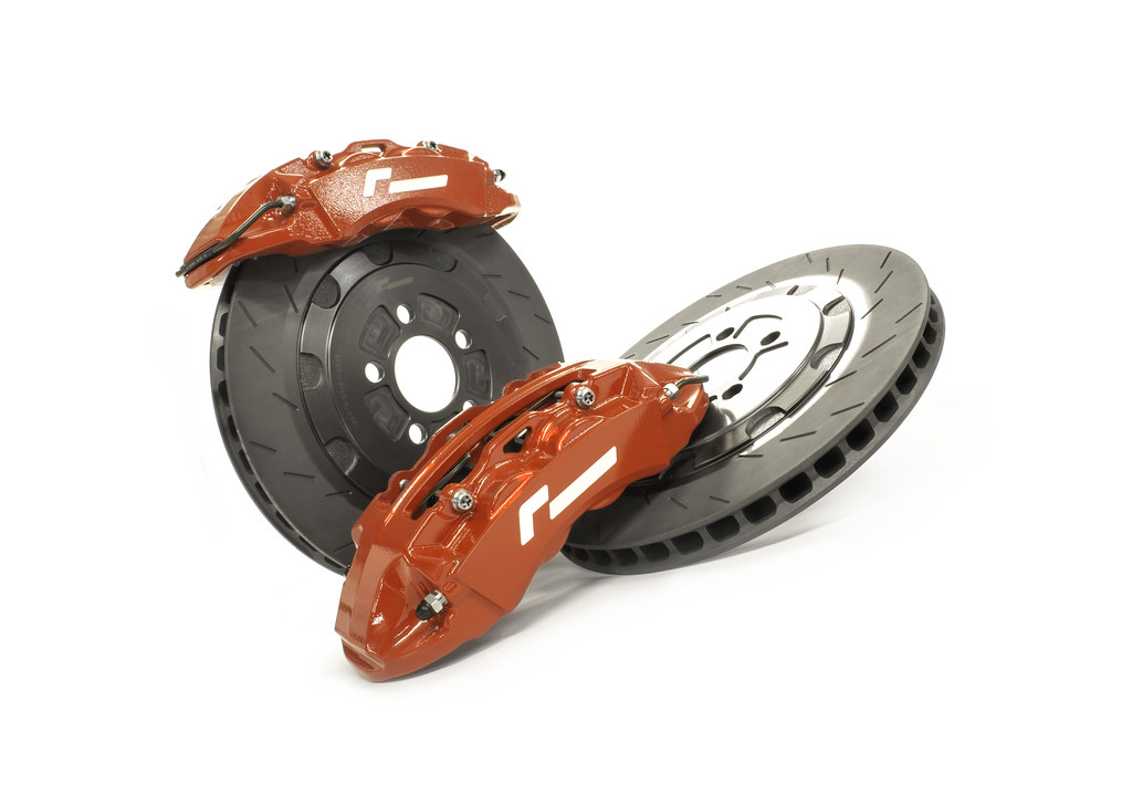 RacingLine Stage 2 Evo Big Brake Kit 345mm 4 Pot / MQB  / RED