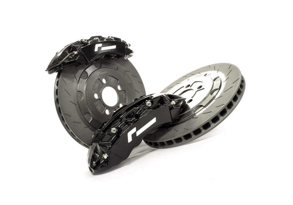RacingLine Stage 2 Evo Big Brake Kit 345mm 4 Pot / MQB / BLACK