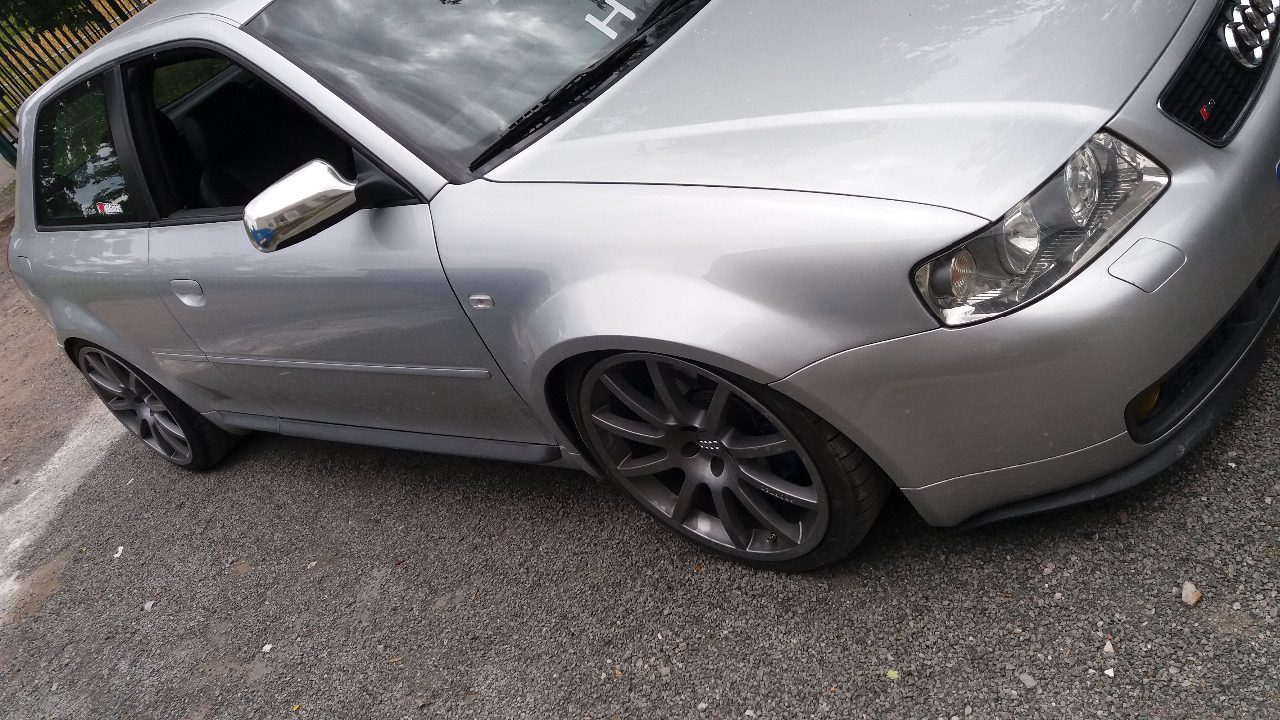 20160702_101033 Audi S3 8L verbreiterte GFK Kotflügel 3cm pro Seite