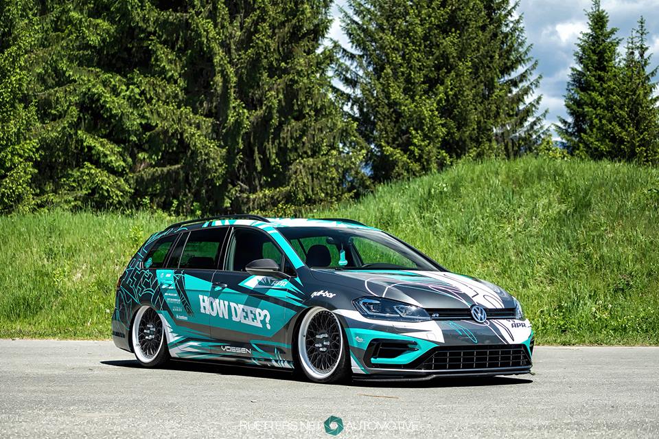 facelift Volkswagen Golf 7 FACELIFT verbreiterte GFK Kotflügel 3cm pro Seite