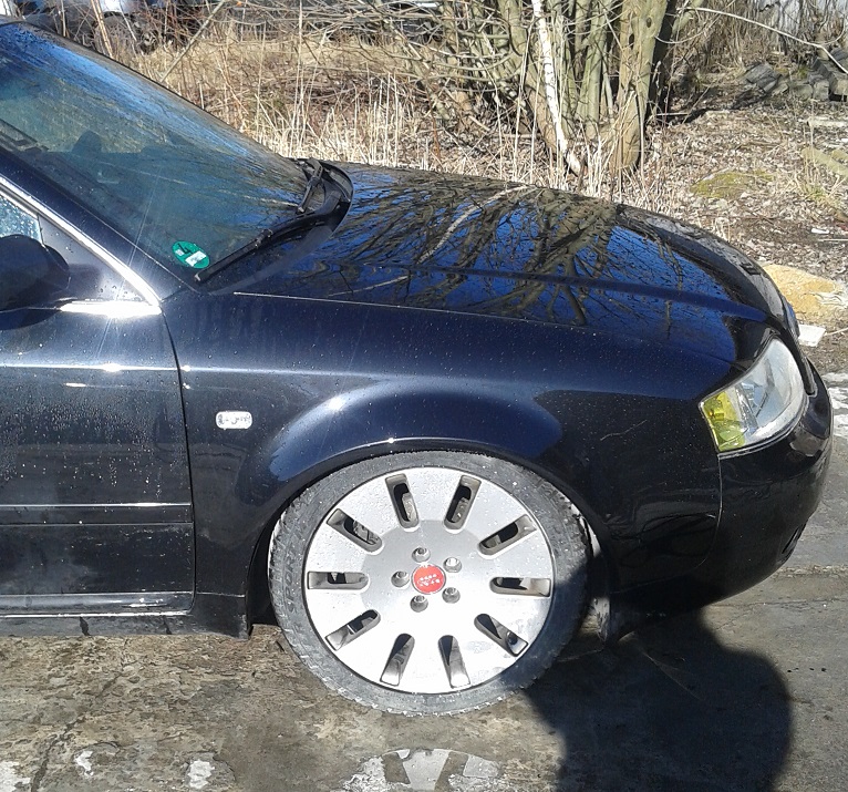 20150214_113355 Audi A6 4B C5 verbreiterte Kotflügel 3cm pro Seite Mehr