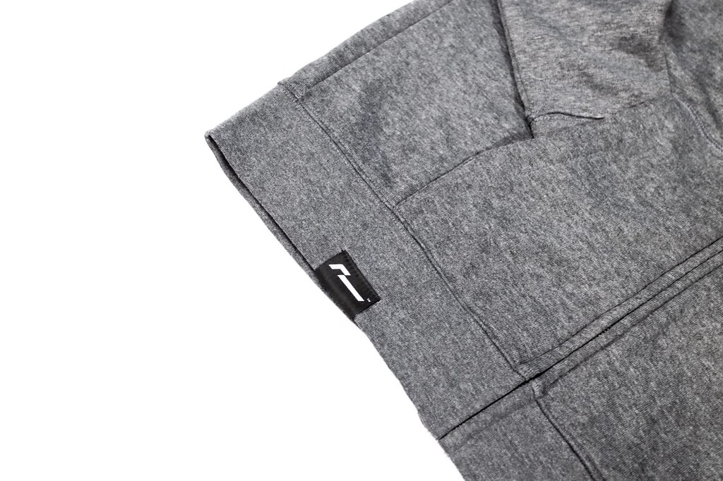 RacingLine Luxury Full-Zip Grey Hoodie - L