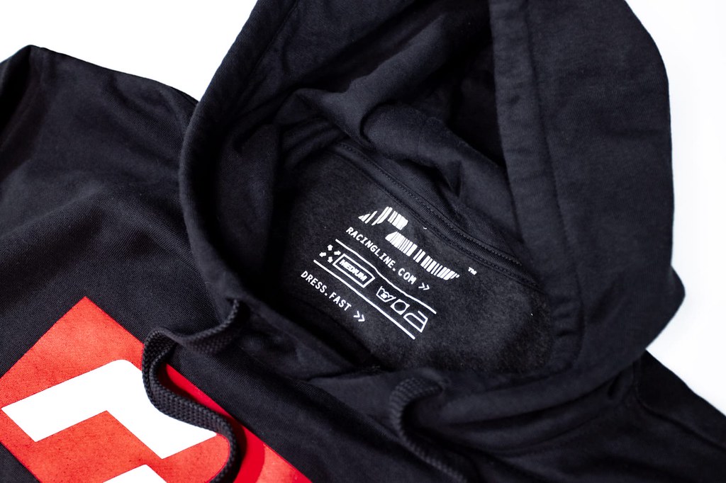 RacingLine Black/Red Hoodie